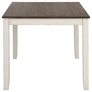 Fortress - 7 Piece Rectangular Dining Set - Vintage Vanilla