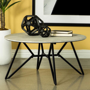  this spacious cocktail table offers a casual