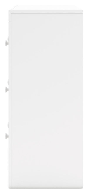 Mollviney - White - Six Drawer Dresser