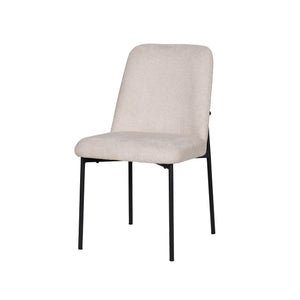 The Erik Side Chair set offers modern comfort and style, making it an ideal choice for any contemporary space. Each set includes two side chairs with fully upholstered, elegantly curved seats and backs, delivering both a sleek appearance and exceptional c