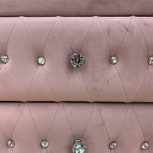  Hardware: Crystal like Pull Knob CONSTRUCTION] Fully Padded Case-Leg
