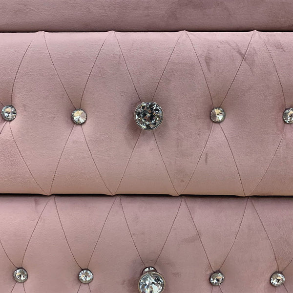  Hardware: Crystal like Pull Knob CONSTRUCTION] Fully Padded Case-Leg