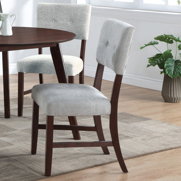  bring durable craftsmanship and modern style to your dining space. Each chair is constructed from solid Rubberwood and reinforced with base stretchers