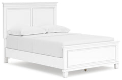 The casual design of this full panel bed introduces a time-honored look to your restful retreat. The beautifully crafted piece is built to last, with distinctive framing that gives its headboard and footboard brilliant dimension. Whether your personal aes