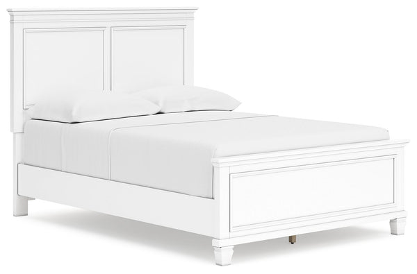 The casual design of this full panel bed introduces a time-honored look to your restful retreat. The beautifully crafted piece is built to last, with distinctive framing that gives its headboard and footboard brilliant dimension. Whether your personal aes