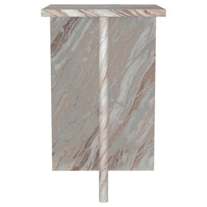  sleek silhouette and natural stone pattern make it a standout piece in any living room or bedroom