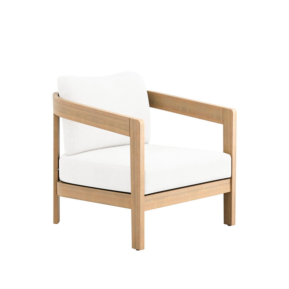 The Wesley Patio Club Chair combines durability, comfort, and modern design, making it a standout choice for any outdoor space. Crafted from FSC-Certified Acacia solid wood, these chairs are built to last, with exceptional strength and natural resistance 