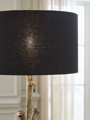  or as a pair flanking your sofa or sectional. A black shade keeps the look right on trend.<br><br><b>Additional Dimensions</b><