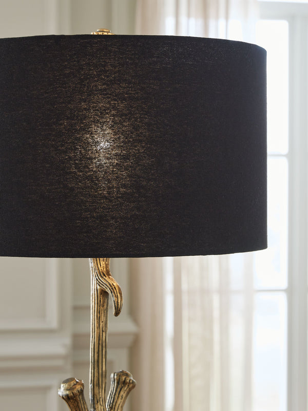  or as a pair flanking your sofa or sectional. A black shade keeps the look right on trend.<br><br><b>Additional Dimensions</b><