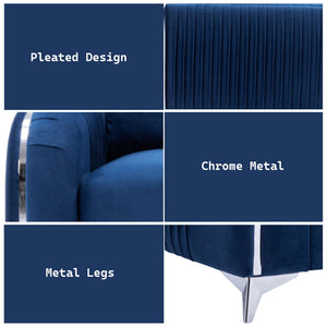 Wenona - Chair - Blue Velvet