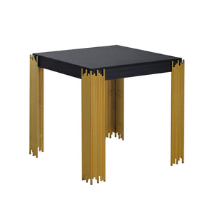 The Empire End Table is a sleek and durable addition to your living space. Crafted with eco-friendly manufactured woods and adorned with a sophisticated black finish, this table exudes contemporary charm while ensuring long-lasting strength and durability