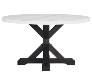 Varley - 5 Piece Dining Room Set - White / Gray