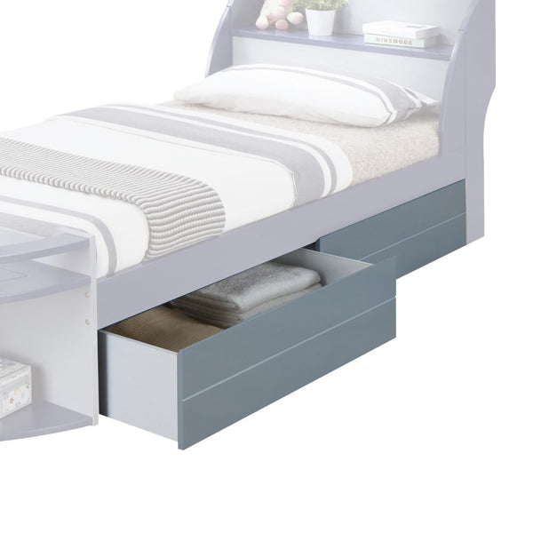Optional 2Pc Drawers (KD) Caster Wheels Included Hardware: NOT Included Ctn: 14Pc CONSTRUCTION Wooden Frame: LVL (Slats), MDF (Front), Solid Wood (Side Rails)<br/><br/><b>Product Features</b><ul><li>Case: 1Set/1Ctn</li><li>Finish: Gray</li><li>Style: Yout