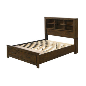 Merrilee II - Eastern King Bed With Storage - Oak