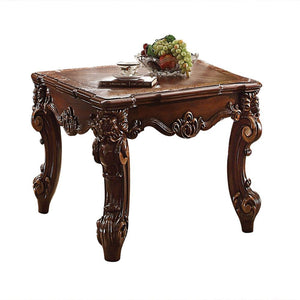 KD, Square Table w/Scrolled Leg (No Shelf/No Drw) â€¢ Top Apron: Scrolled Decor Trim â€¢ Leg: Oversized Scrolled, Polyresin<br/><br/><b>Product Features</b><ul><li>Case: 1Pc/1Ctn</li><li>Finish: Cherry</li><li>Style: Vintage</li><li>Materials: Wood, Poly 