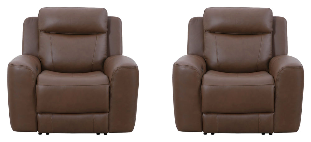 Introducing our comfortable and convenient Calgary recliner, designed with relaxation in mind. Calgary features power recline and headrest controls, allowing you to adjust your seating position easily. The over-padded headrests provide extra comfort, and 