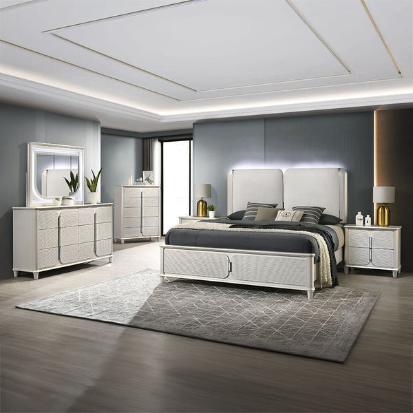 Laveda - Chest - Pearl White Finish