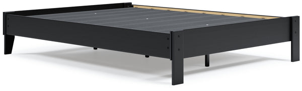 Finch - Black - Queen Platform Bed