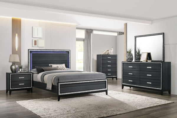 Haiden - Dresser - Weathered Black Finish