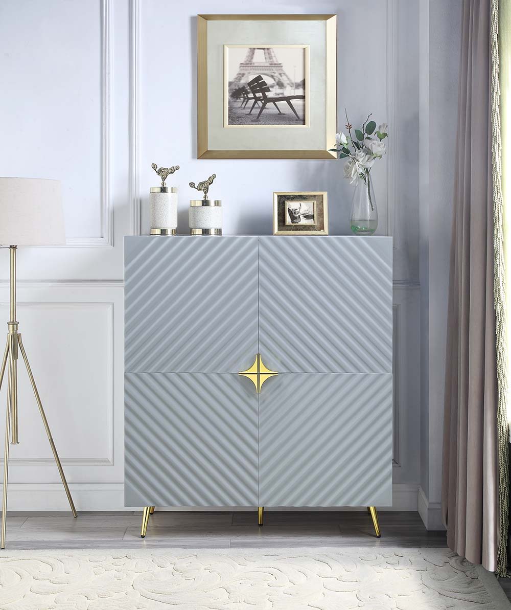 Gaines - Cabinet - Gray, Dark - 43-"