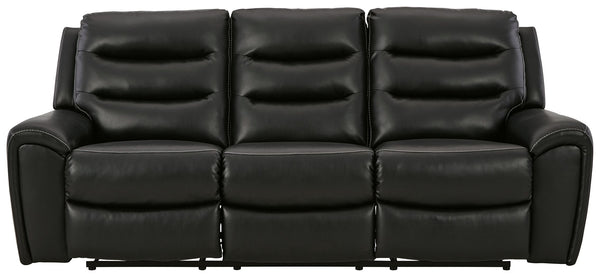 Warlin - Black - 3 Pc. - Power Reclining Sofa