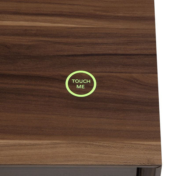  Walnut & Chrome Finish