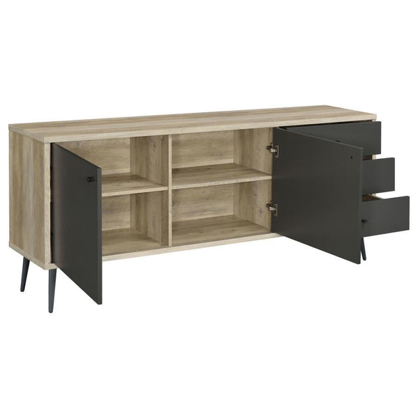  perfect for a living or dining room. Door and drawer fronts add a co