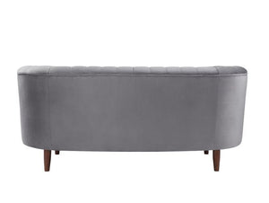  the Millephri collection will help achieve this modern aesthetic. The pocket coil foam seating gives off the feel of sitting on a plush cloud. The pieces are upholstered in a gorgeous velvet fabric and feature deep channel tu