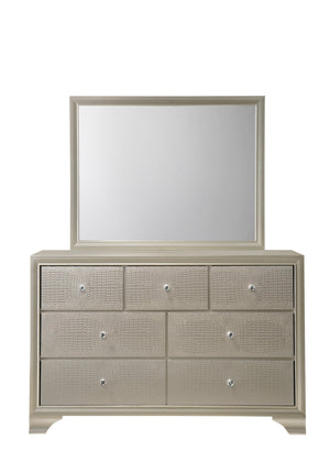 Lyssa - Full 5 Piece Bedroom Set - Champagne