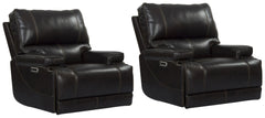 Take a seat and recline in seconds in this smooth and stylish Power Recliner. More than just beautiful, this innovative chair takes comfort to new heights with just the touch of a button. Offering effortless relaxation, it-'s sure to become your favorite 