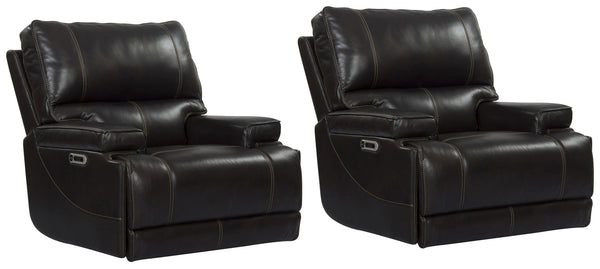 Take a seat and recline in seconds in this smooth and stylish Power Recliner. More than just beautiful, this innovative chair takes comfort to new heights with just the touch of a button. Offering effortless relaxation, it-'s sure to become your favorite 