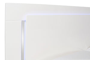 Sapphire - 5/0 Queen Bed - White