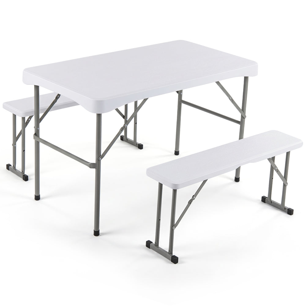 High-quality HDPE top is all-weather  fade-resistant  and heat-resistant<br>2.8"/7 cm thickened panel with reinforced honeycomb structure boasts high strength<br>Stain-resistant surface with elegant wood grain goes well with outdoor settings<br>Rounded co