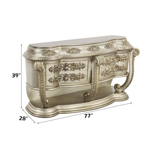 Danae - Server - Champagne & Gold Finish