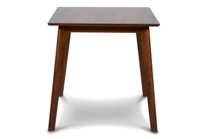  and classic walnut brown color. Designed for smaller spaces