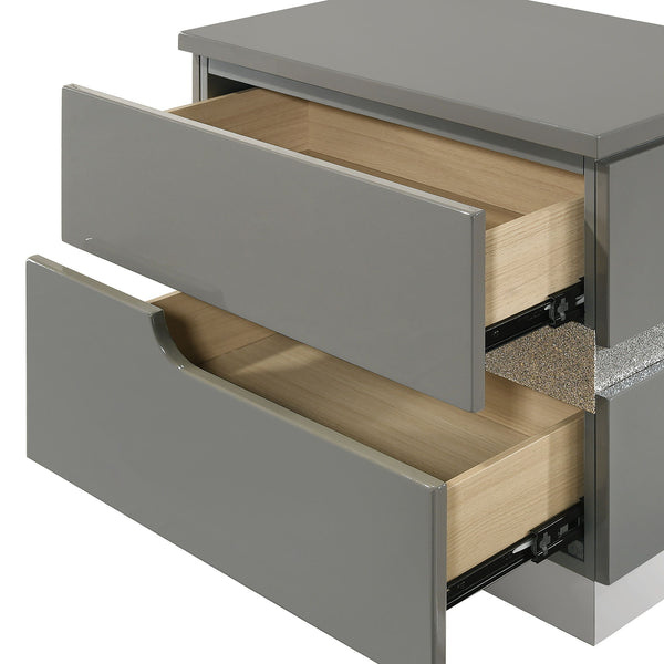 Paradox - Nightstand - Gray