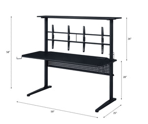 Canzi - Gaming Table - Black Finish