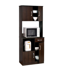 The Quintus kitchen cabinet is elegant and brings an organized look to your kitchen or dining room area. The kitchen cabinet has storage space and adds comfort and elegant style.<br/><br/><b>Product Features</b><ul><li>Case: 1Set/2Ctn</li><li>Finish: Espr