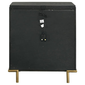 Arini - 3-Drawer Nightstand - Black