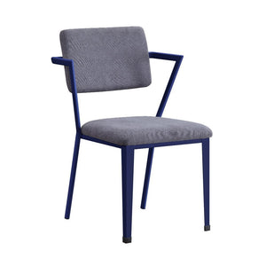 KD, Chair (High Back) â€¢ Stationary Seat â€¢ Padded SEAT: Cushion (Solid Pattern) â€¢ Backrest: Metal Frame, Padded Cushion (Open Back) â€¢ Metal Leg & Frame Seat â€¢<br/><br/><b>Product Features</b><ul><li>Case: 1Pc/1Ctn</li><li>Finish: Gray Fabric & Bl