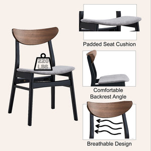  Walnut & Black Finish
