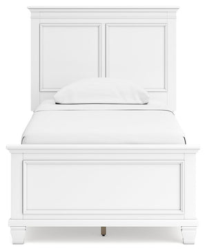 Fortman - White - Twin Panel Bed