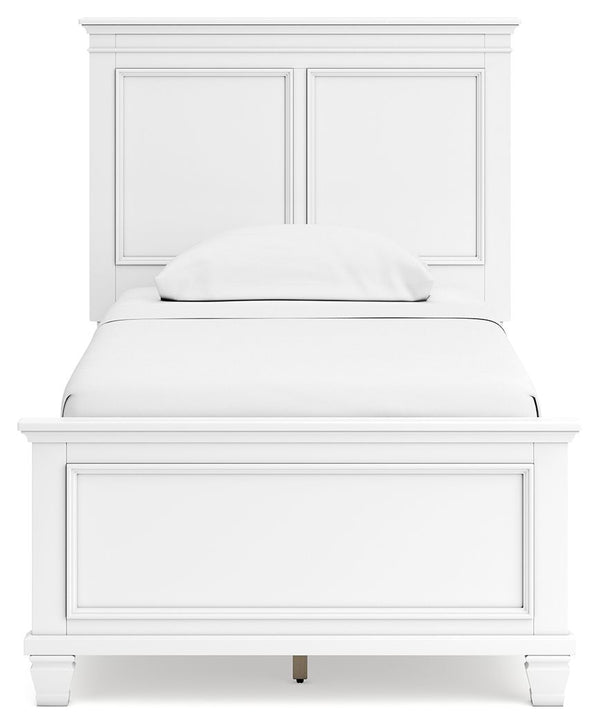 Fortman - White - Twin Panel Bed