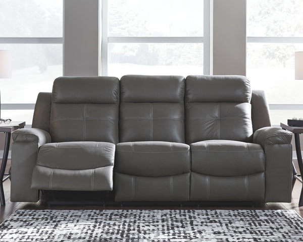 Jesolo - Dark Gray - Reclining Sofa