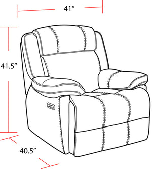 Eclipse - Power Reclining Sofa And Recliner - Florence Heron