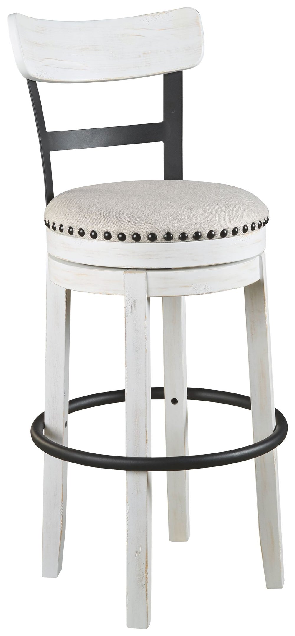 A touch of rustic-industrial style is such a fashion-forward choice, and this barstool doesnâ€™t disappoint. Set this tall barstool by the kitchen bar for a visually intriguing mix of new and old.<br><br><b>Additional Dimensions</b><br><ul><li>Footrest he
