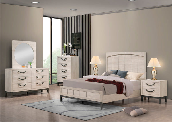 Veda - Queen Bed - Beige