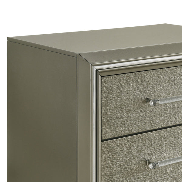 Lumina - Nightstand - Silver