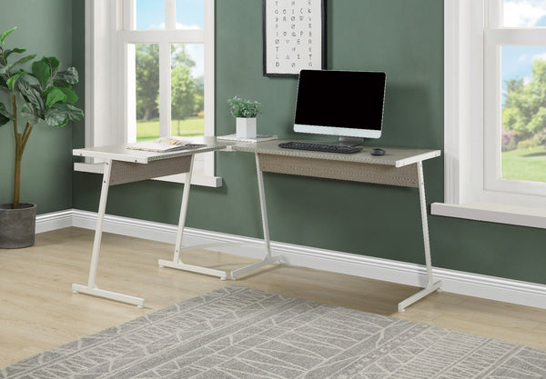 Corner Computer Desk Orientation: -"L-" Shape Rectangular Table Top<br/><br/><b>Product Features</b><ul><li>Corner Computer Desk</li><li>Orientation: -"L-" Shape</li><li>Rectangular Table Top</li><li>Computer Holder Included(w/4 Wheels)</li><li>Case: 1Pc/