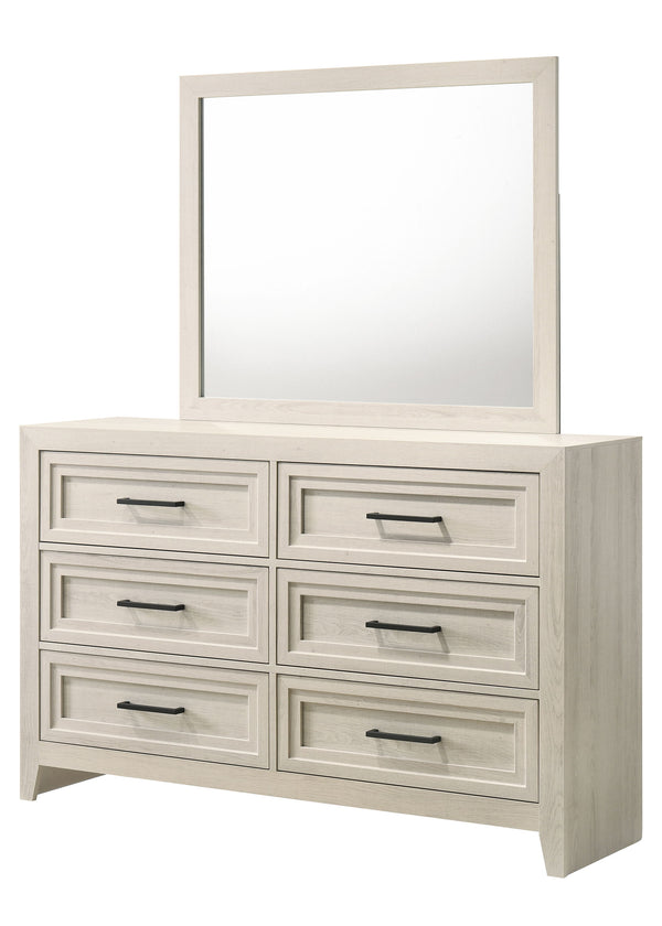 Lorraine - King 4 Piece Bedroom Set - Antique White